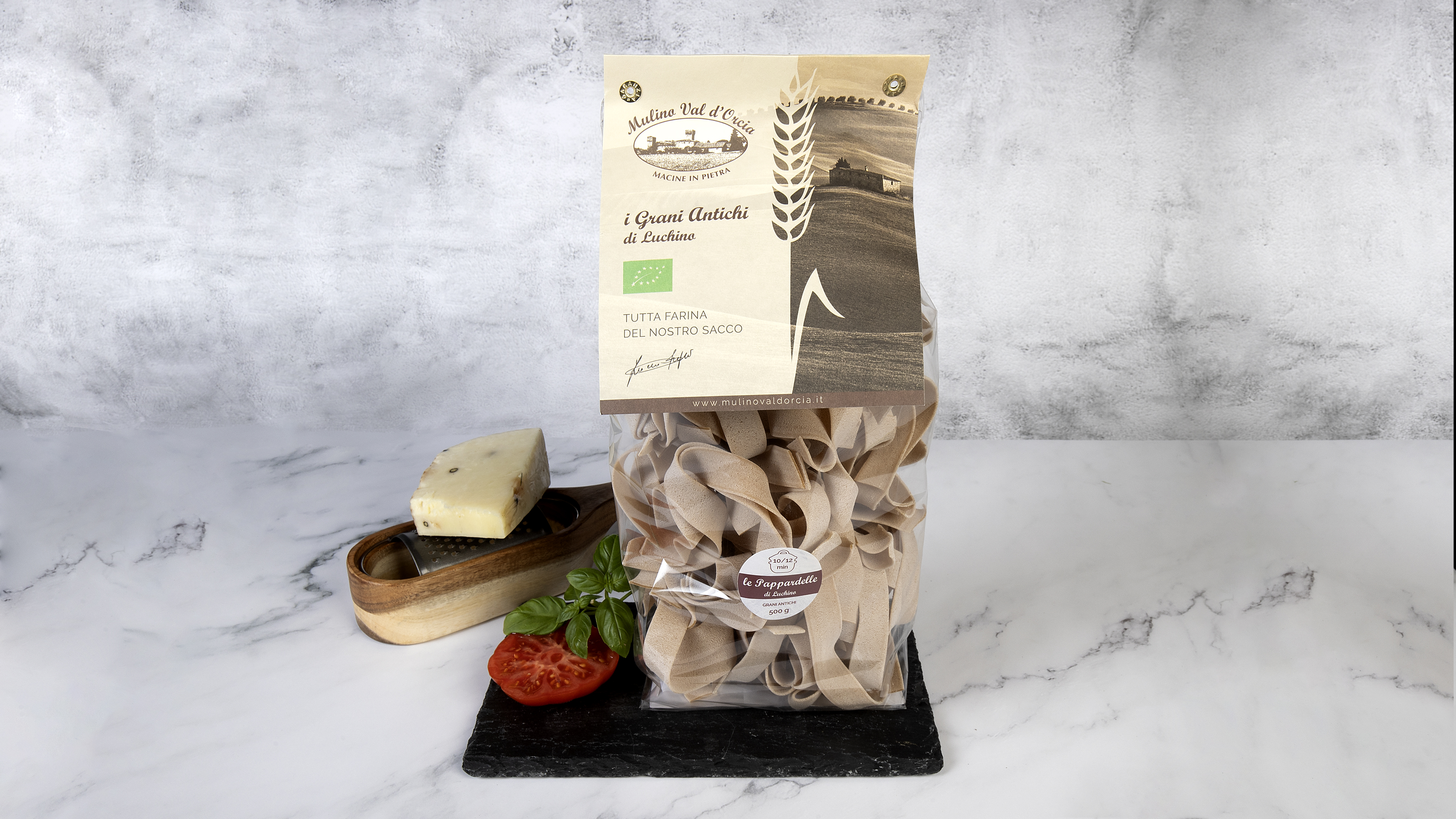 Pappardelle aus Senator Capelli- und Verna-Weizen