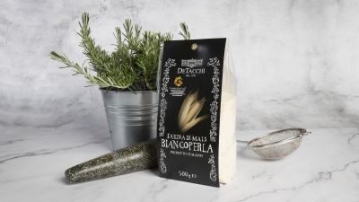 Polenta aus Biancoperla-Mais